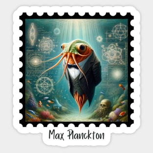 Max Planckton II Sticker